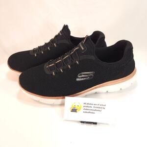 Skechers Summits Cool Classic Athletic Running Shoe Womens Size 11 149206W Black